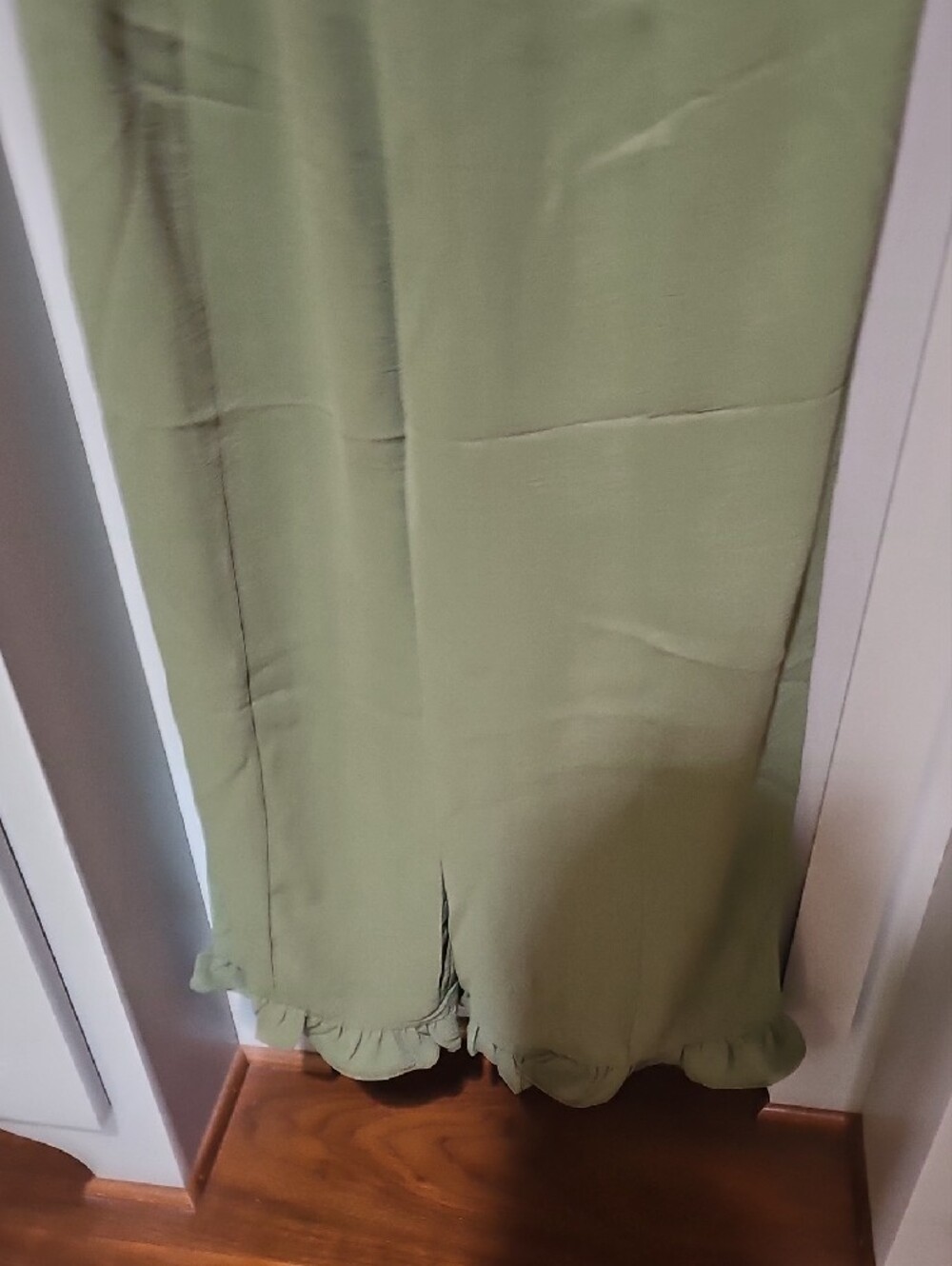 Umgee Olive Ruffle Pants - Picture 4 of 6